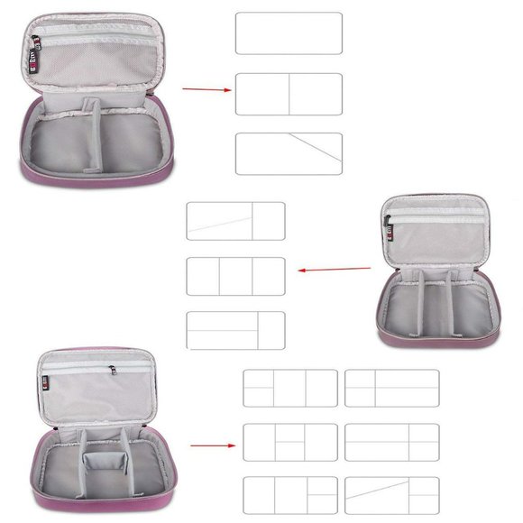 BUBM 3-Piece Set Electronics Organizer Cases - Picture 3 of 9